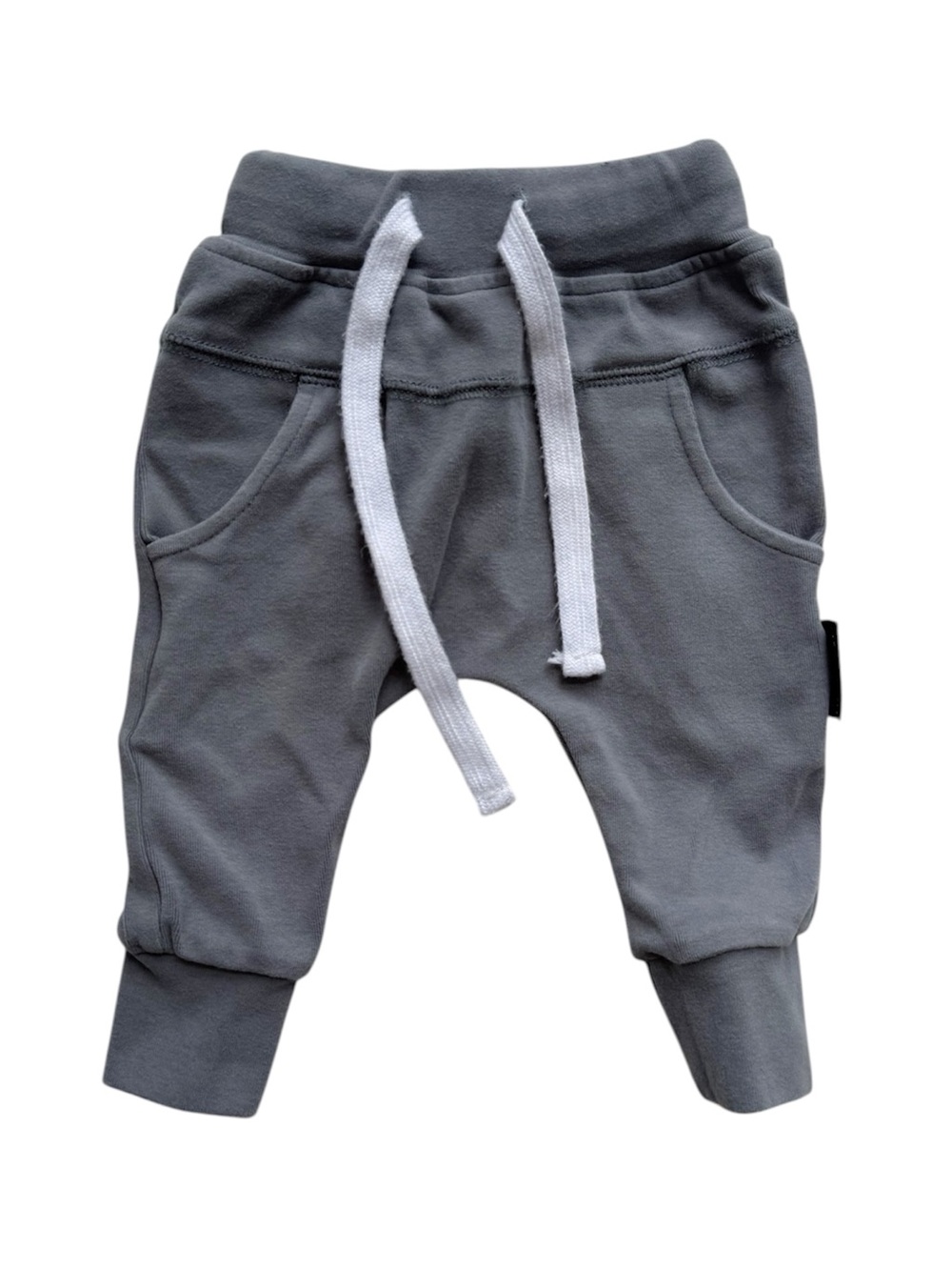 Little Bipsy Gray Joggers 0-3M